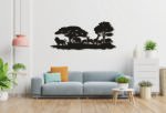 JD 001 - African Jungle metal wall art