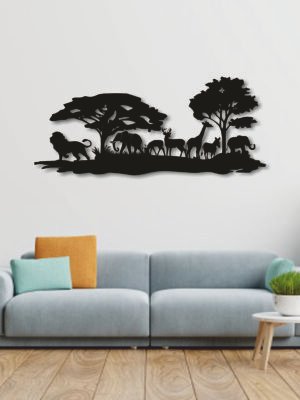 JD 001 - African Jungle metal wall art