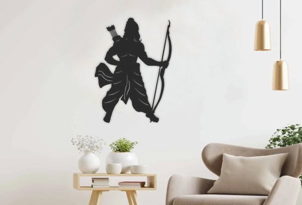 JD 009 - Shree Ram metal wall art