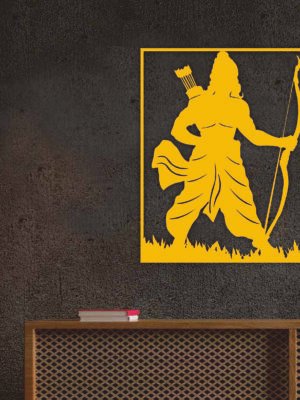 JD 009 - Shree Ram metal wall art