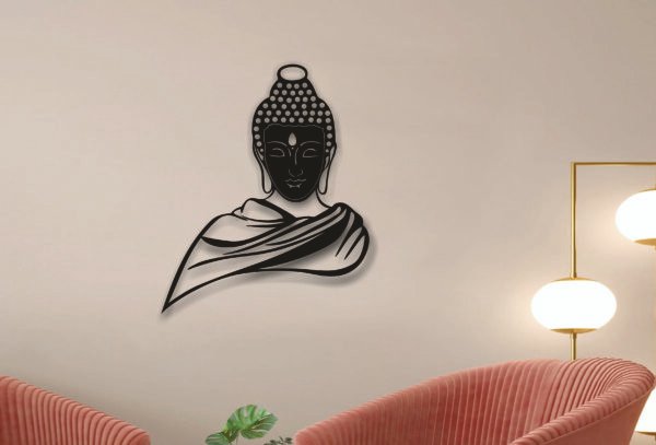 JD 011 - Buddha metal wall art