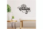 JD 017 - Lotus namaste metal wall art