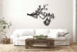 JD 003 - Bird & nest Metal wall art