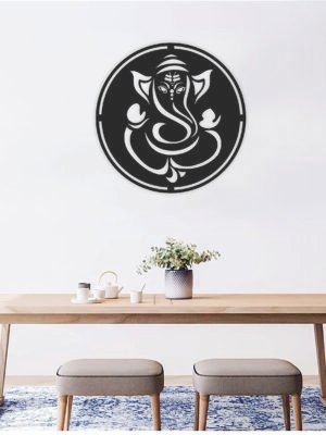 JD 018 - Ganesha metal wall art