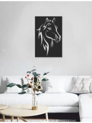 JD 021 - Horse metal wall art