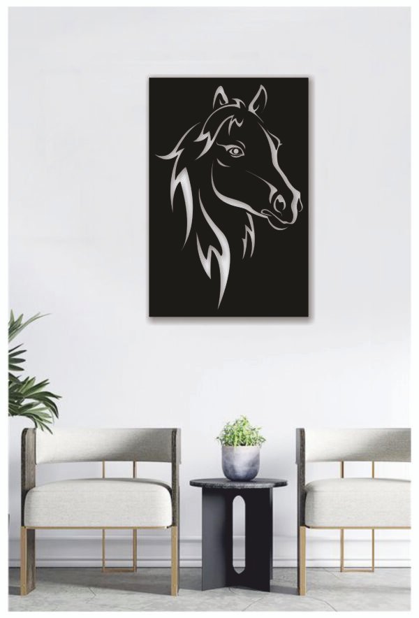 JD 021 - Horse metal wall art