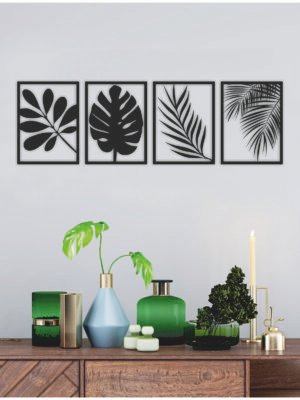 JD 023 - Amazon leaves metal wall art