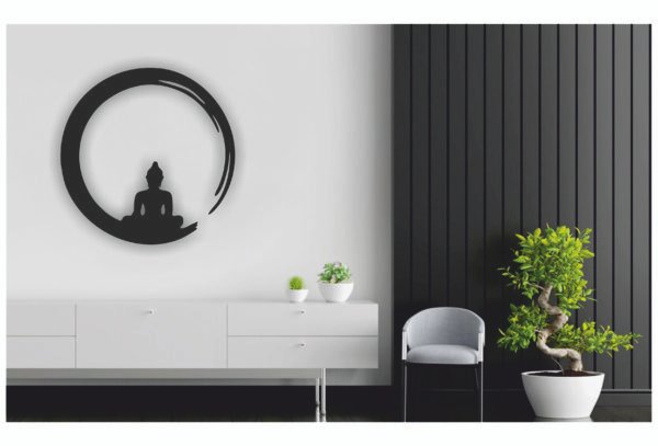 JD 027 - Blessing Buddha metal wall art