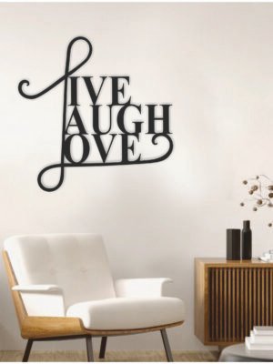 JD 0028 Happiness metal wall art