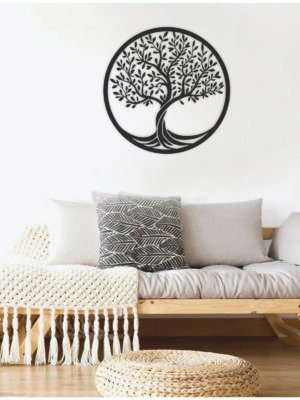 JD 0029 Kalpatru tree metal wall art