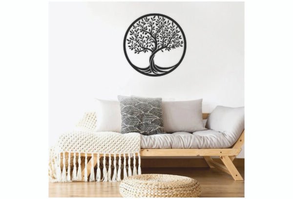 JD 0029 Kalpatru tree metal wall art