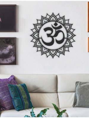 JD 0030 Divine Om metal wall art