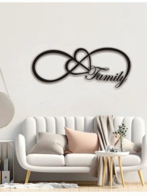 JD 0031 Family love metal wall art