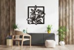 JD 006 - Hibiscus Metal wall art