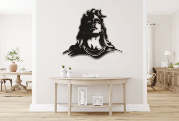 JD 007 - Adiyogi Shiva Metal wall Art