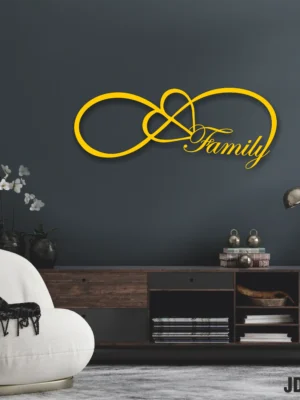 JD 0031 Family love metal wall art